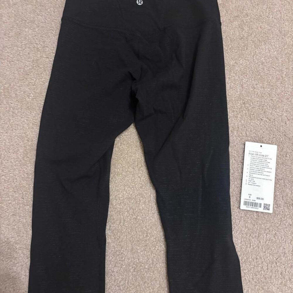 Lululemon black align leggings size